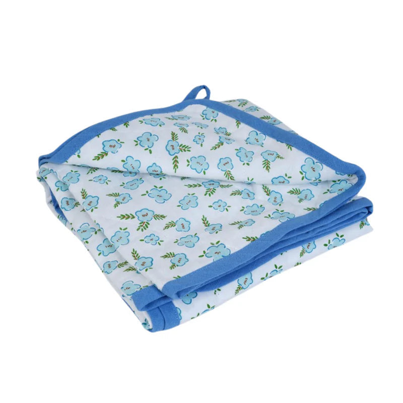 BABY MUSLIN BLANKET - BLUE Thazhuvi