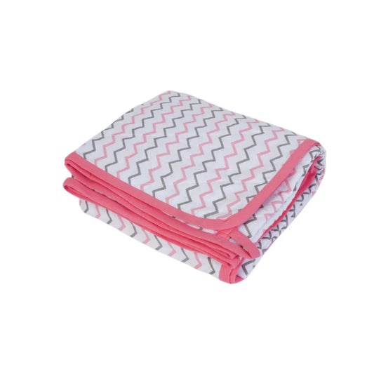 BABY MUSLIN BLANKET - PINK Thazhuvi