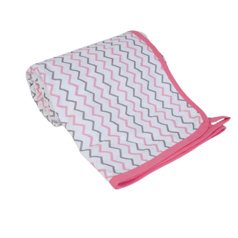 BABY MUSLIN BLANKET - PINK Thazhuvi