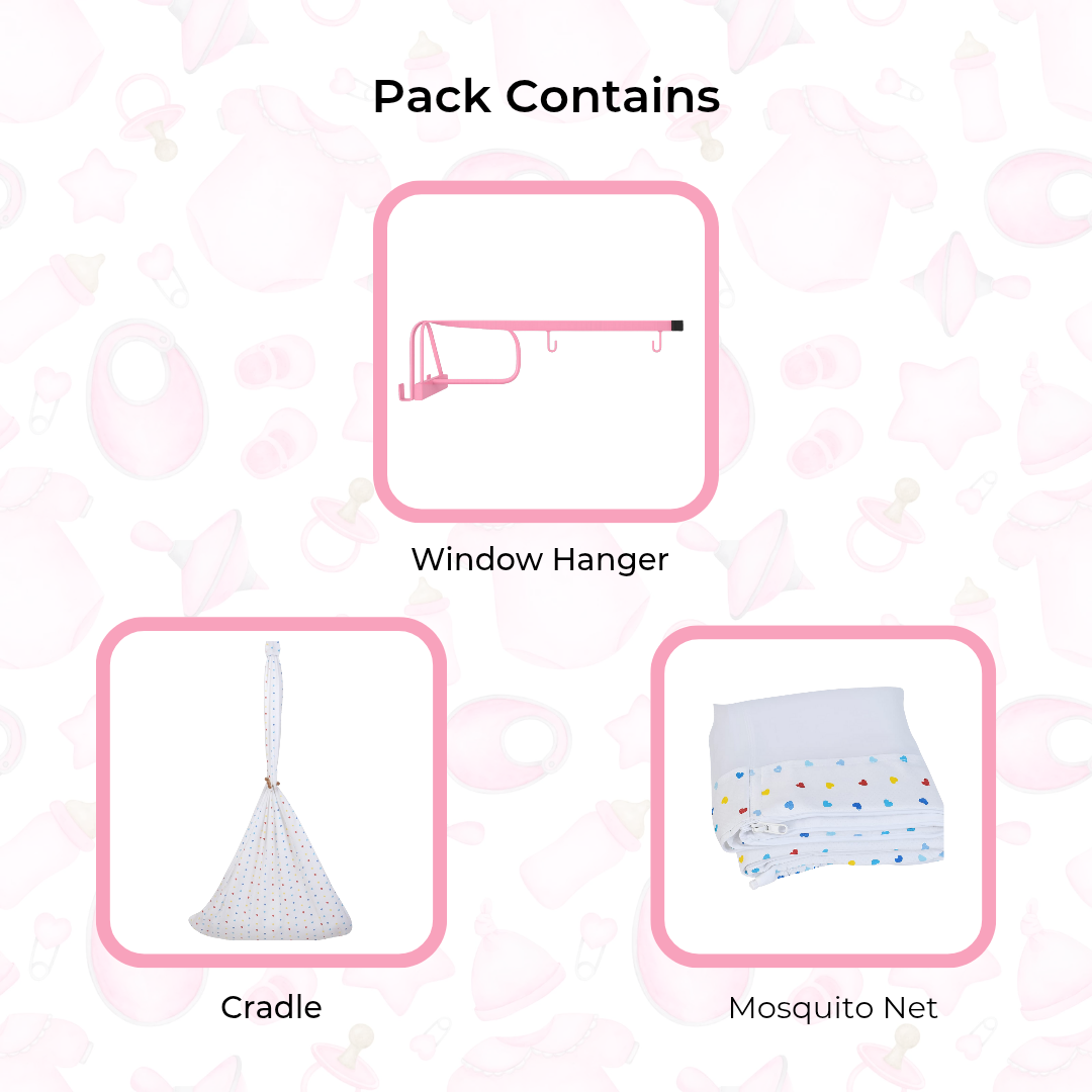 Cradle Set - Little Hearts My Store