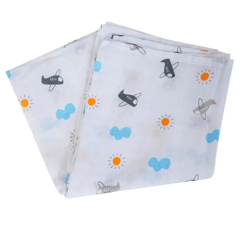 Baby Muslin Swaddles - PACK OF 5 Thazhuvi