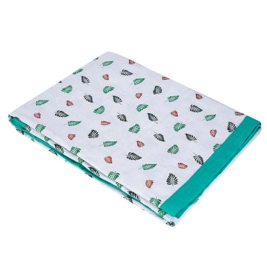 BABY MUSLIN BLANKET - GREEN Thazhuvi